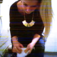 A hidden camera records about 8 unsuspecting women taking a piss in a public bathroom toilet. About 6 minutes.